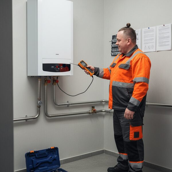 Vilniaus vamzdulis. Dujų patikra patalpoje.