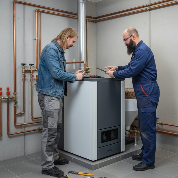 Vilniaus vamzdulis. Granulinio-katilo-montavimas