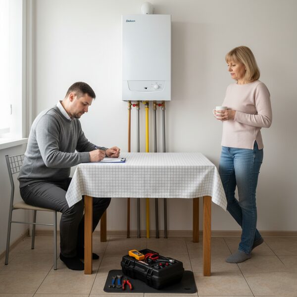 Vilniaus vamzdulis. Dujų katilų remontas/keitimas. Defektiniai aktai dėl draudimo išmokų.